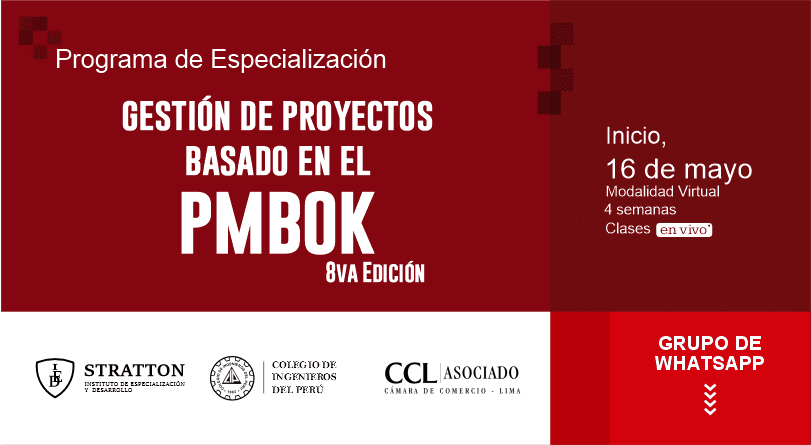 lg Gestión de Proyectos Basado en el PMBOK 8va Edición – Instituto Stratton